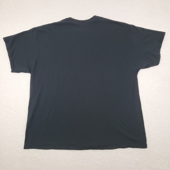 Nirvana Short Sleeve T-Shirt Mens XXL Black 100% Cotton Crewneck Grunge Smiley - Picture 6 of 6